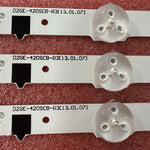 bandes led blanc modernes fixations connecteurs aluminium régulières fonctionnellements 30cm 40cm