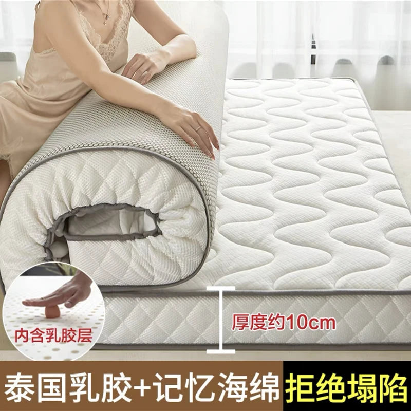 matelas latex gris rayures moderne maison étudiant chambre qualité thoáng mát