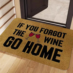 tapis d'entrée marron clair imprimé lettres noires motifs chats moderne résistant extérieur 30x50cm