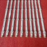 bandes led blancs rondes transparentes modernes 10pcs set tv certification rohs ul cem(gs)