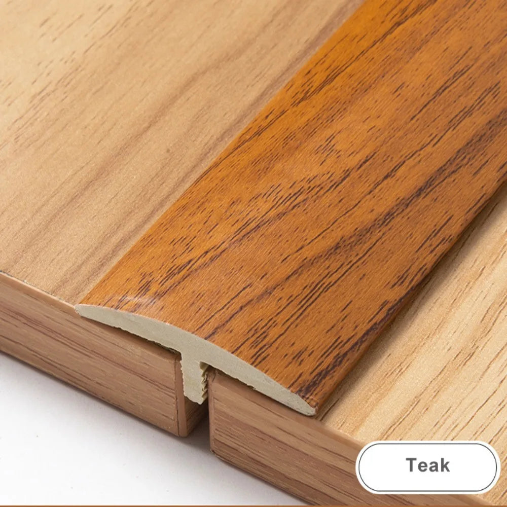 profils seuil pvc brun beige rouge moderne vis fixés aspect bois opaques