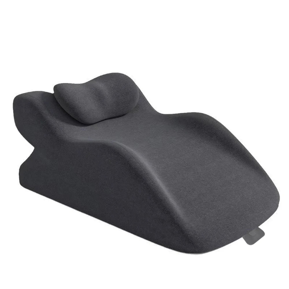 coussin ergonomique multifonctionnel memory foam noir blanc support dos jambes oreiller pieds moderne