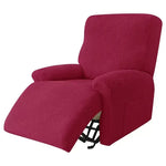 Housse fauteuil gris tissu motifs adhésif moderne poche lavage machine Jacquard