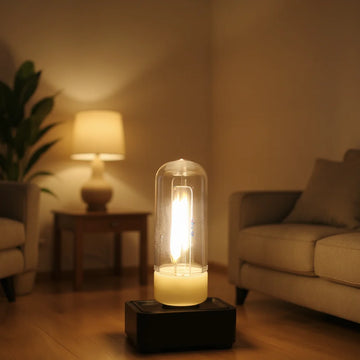 lampe usb transparente filament visible deco industrielle 360 degres blanc froid 5500k 35000h portable