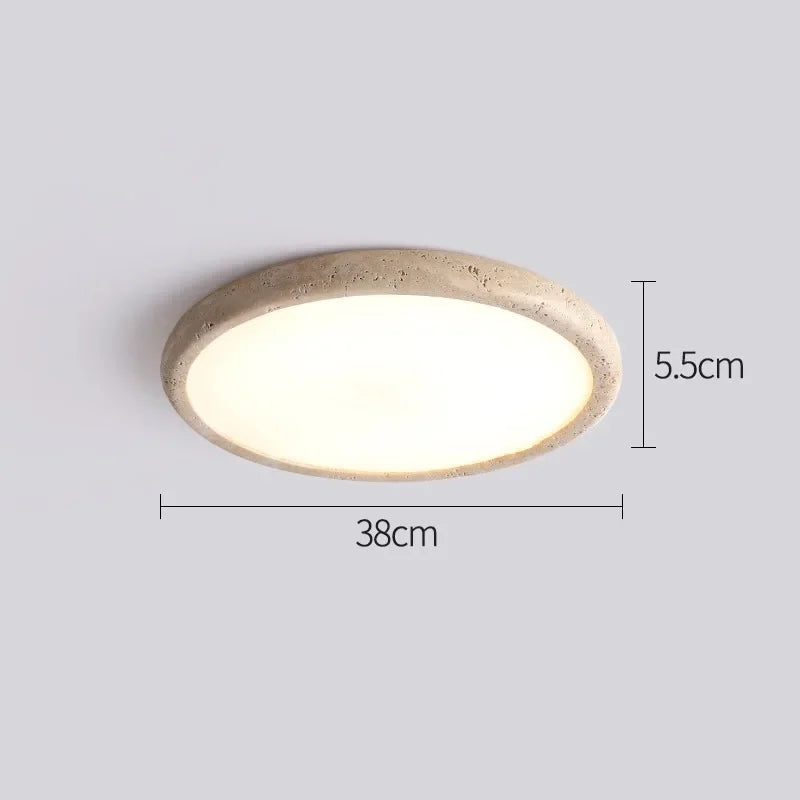 plafonnier led moderne minimaliste beige gris fixé surface tactile
