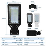lampe rue led moderne étanche noir blanc ip65 100w ac 110v 220v