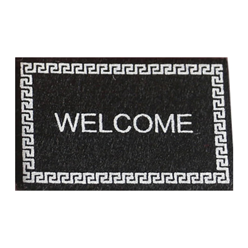 tapis d'entrée moderne rouge rose marron noir motif géométrique texturé animal nature