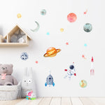Sticker mural univers 3D pour chambre enfant