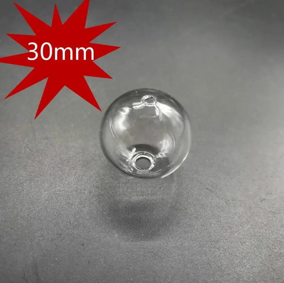verre transparentes diverses couleurs modernes lisses anneaux intérieurs fixation 30mm pièces