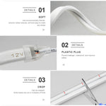 ruban led flexible blanc moderne adhésif 12v capteur mouvement 1m 2m 3m 5m