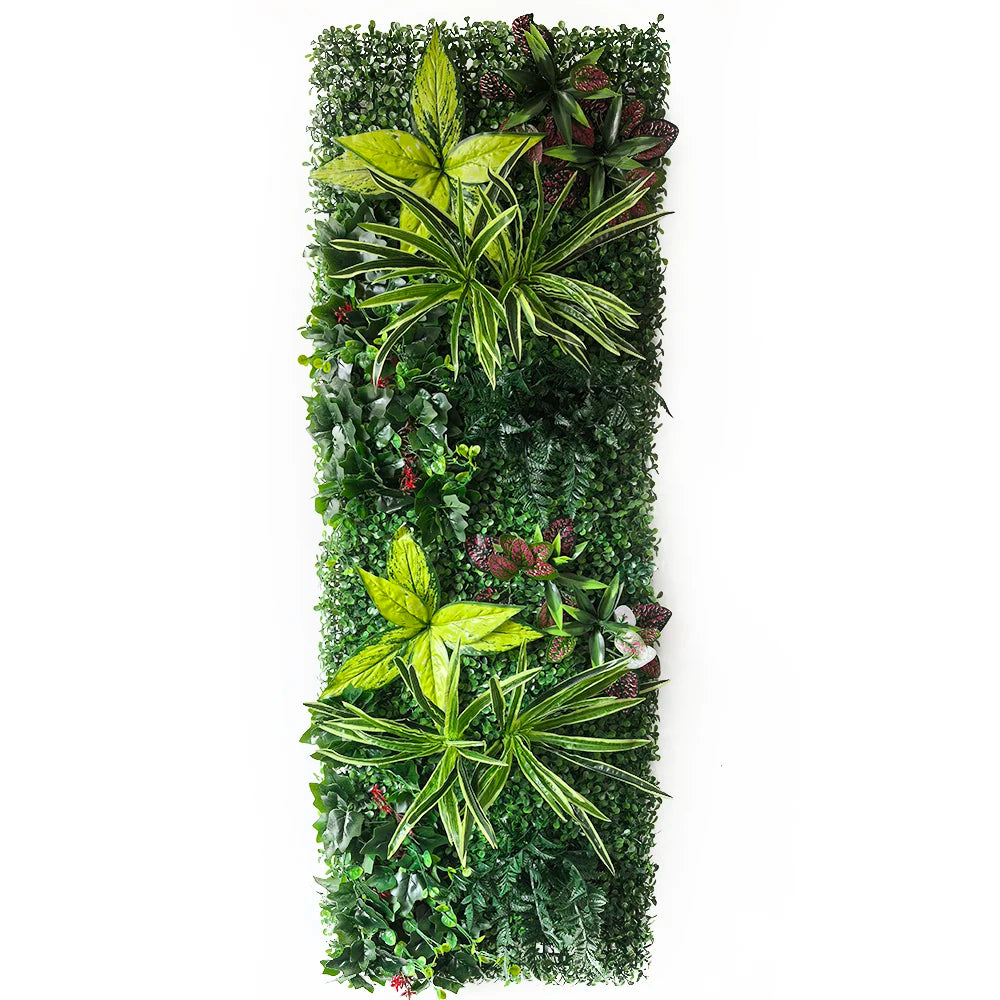 mur végétal artificiel feuillage dense plante décorative jardin extérieur intérieur décoration murale moderne vert