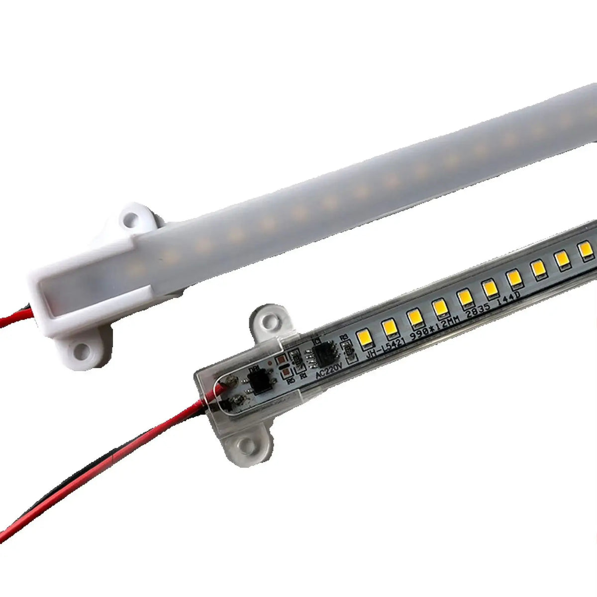 ruban led blanc moderne 30cm 40cm 50cm connecteurs électriques 12v 8watts