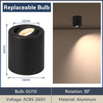 spot led gu10 noir mat moderne ac85 265v 249 2000lm neutral warm cold