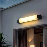 lampe murale moderne acier inoxydable blanc noir éclairage décoration hall entrée villa étanche hydrofuge
