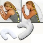 oreiller forme soie polyester coton blanc uni moderne dormir