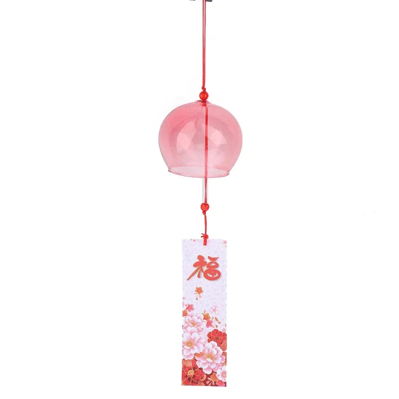 cloches vent transparentes modernes couleur rose vert jaune bleu clair motifs floraux