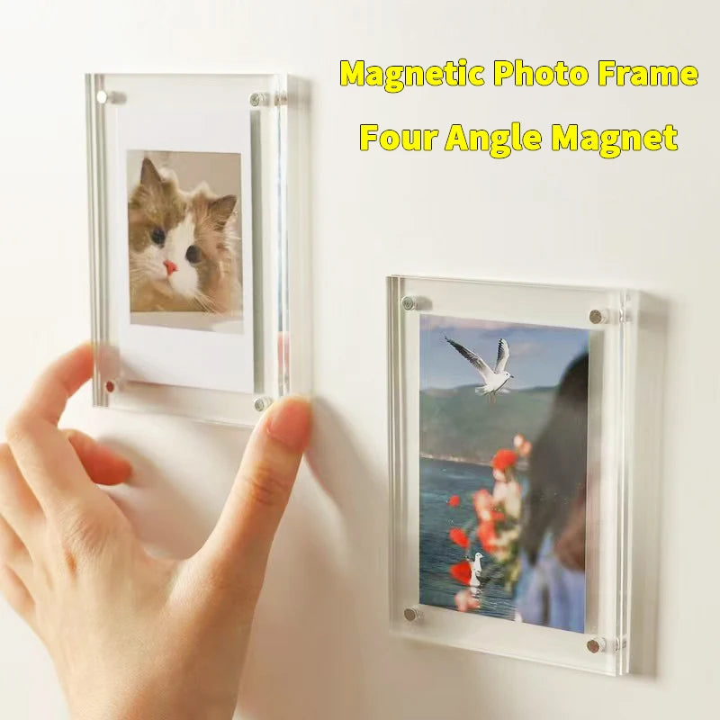 cadre photo transparent aimants moderne sans motif 10x15cm 13x18cm 21x29.7cm 9x13cm