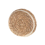 panier tissé motif géométrique rustique intérieur extérieur plantation plante décoration naturelle