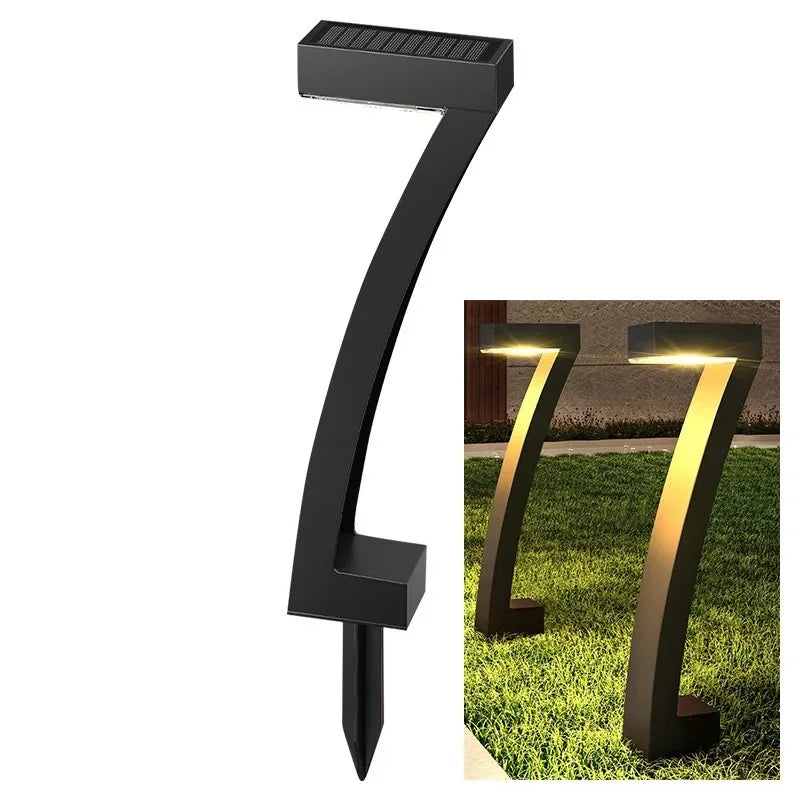 lumière solaire jardin ip65 led contemporaine noire extérieure projection abs