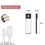lampe led rechargeable usb mouvement trois couleurs blanc naturel chaud moderne