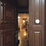 numéros porte dorés classiques adhésifs simples décoration murale