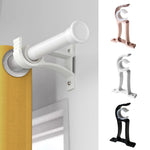 rideau support moderne élégant rose gold noir blanc doré rouge métallique brillant clips tiges