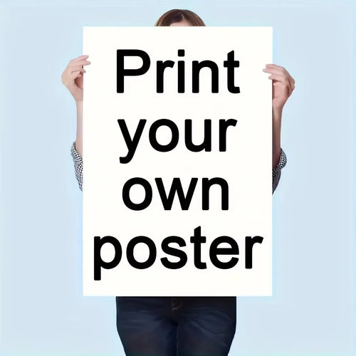 affiche personnalisable haute qualité poster minimaliste blanc noir rouge texte imprimé sans cadre salon