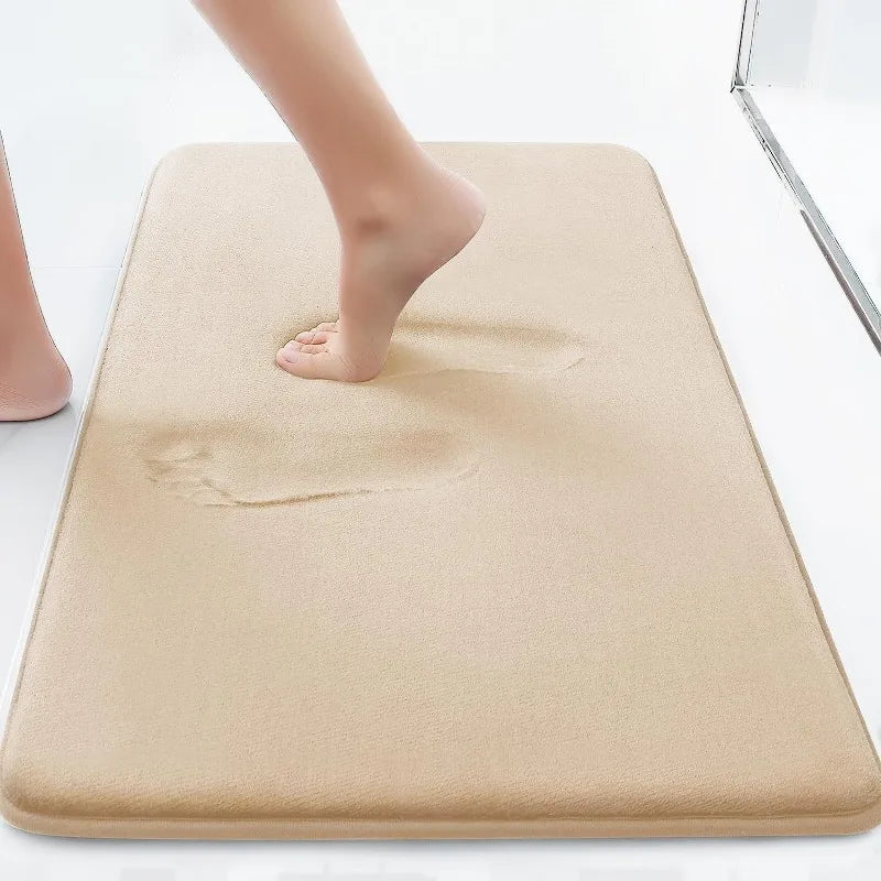 tapis doux moderne imperméable antidérapant polyester beige noir bleu marine
