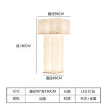 lampe suspendue moderne tissu beige clair texture grunge interrupteur bouton led neutre 4000k