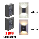lumière solaire murale noire moderne adhésive led panneau solaire inclusion opacité rectangulaire