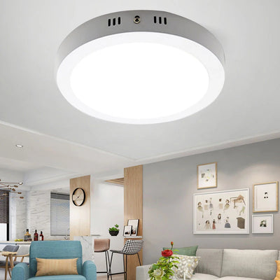 Plafonnier LED ultra-mince blanc froid pour chambre