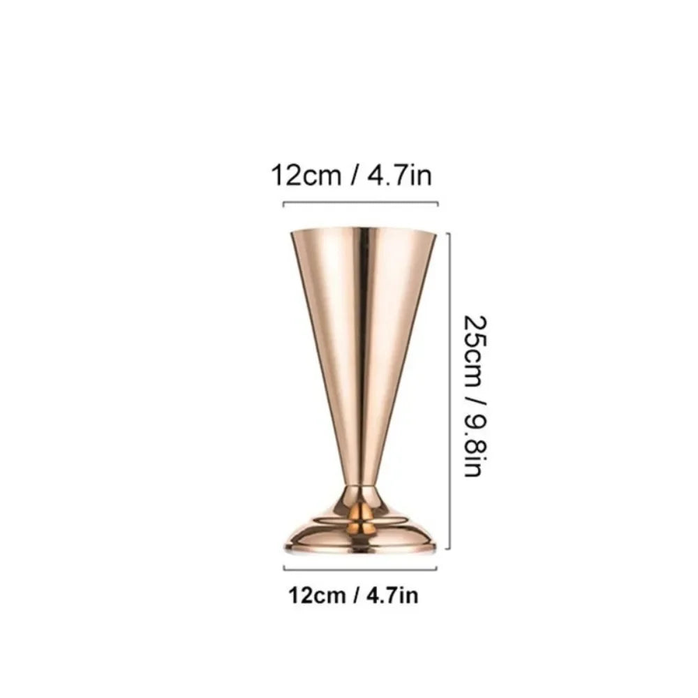 vases or classiques ronds lisses dorés grandes tailles maison decoration