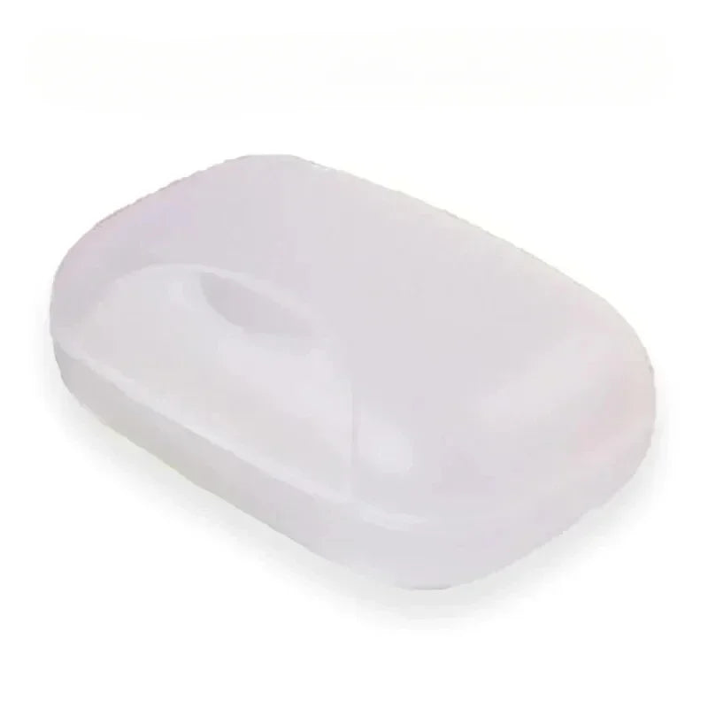boîte savon moderne transparente bleu clair boîte savon minimaliste rose blanche plastique voyage salle