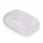boîte savon moderne transparente bleu clair boîte savon minimaliste rose blanche plastique voyage salle