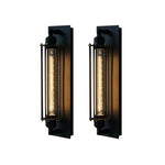 lampe murale industrielle noir mat éclairage led métal chambre salon decoration interieur