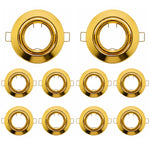 Douilles encastrables or moderne 90mm 70mm halogène led compatibles simple
