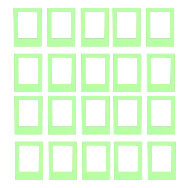cadres photo aimants couleurs violet rose bleu moderne minimaliste cartes postales