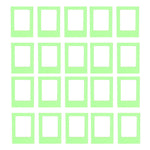 cadres photo aimants couleurs violet rose bleu moderne minimaliste cartes postales