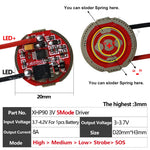 circuit imprimé led 20mm rouge moderne composants électroniques intégrés 3v 5a transformateur alimentation 1mode