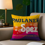coussin carré moderne multicolore motif bulles polyester lavable 35 45 50 60 cm