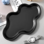 plateau moderne élégant rose gold gold iridescent black