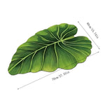 tapis vert feuille moderne respectueux environnement caoutchouc rapide séchage salle bain