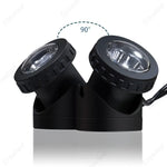 projecteur solaire led noir moderne autonome ip65 abspathente decoextérieur