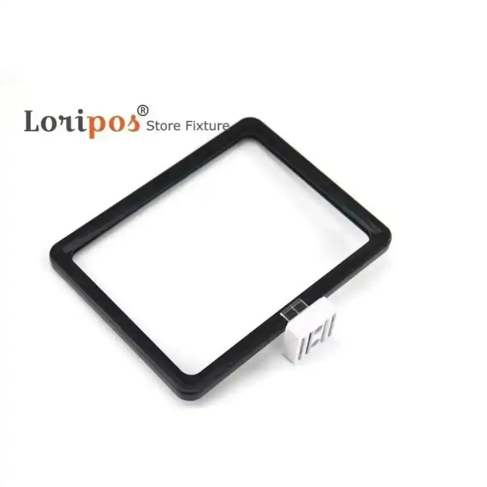 cadre présentation liège magnétique noir a4 clips contemporain fixations plastique pvc