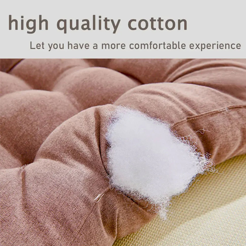 coussin dossier coussin siège polyester coton mousse pe tissage moderne fixation cordons