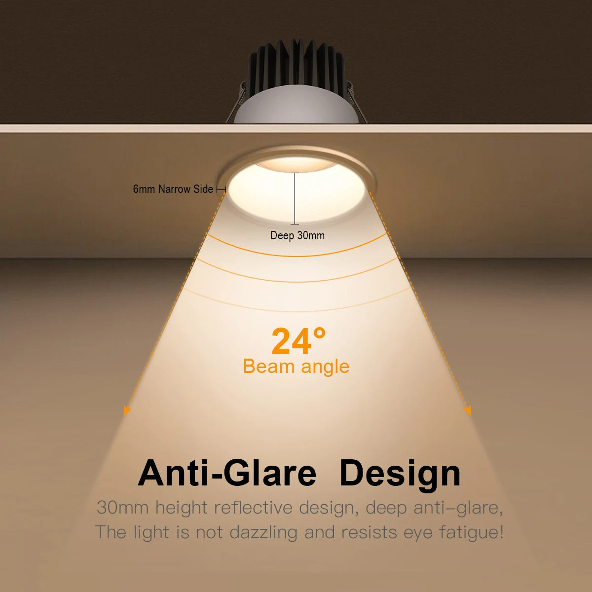 projecteur led spot noir blanc doré moderne câble alimentation certification ul rohs
