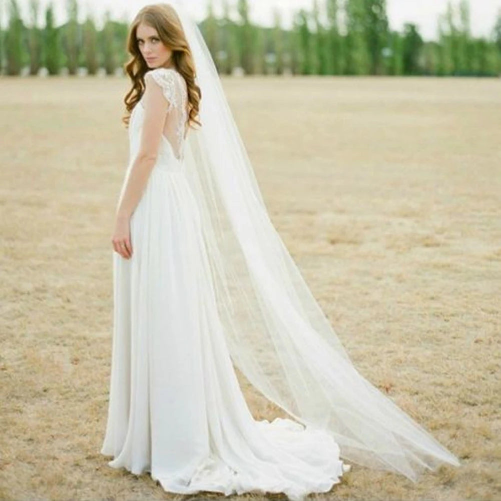voiles mariée soie blanc léger transparent élégant fixation bouquet fleurs