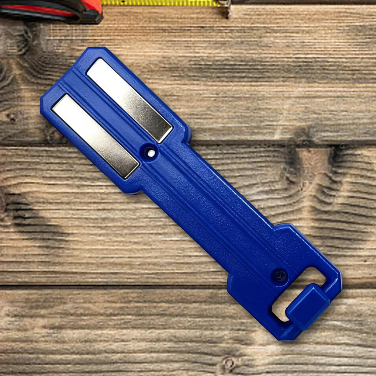 porte aérosols magnétique bleu support mural imperméable stockage salle bain organisation pratique double
