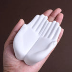moule silicone main pied transparent deco minimaliste sculptural anneaux bougie encens