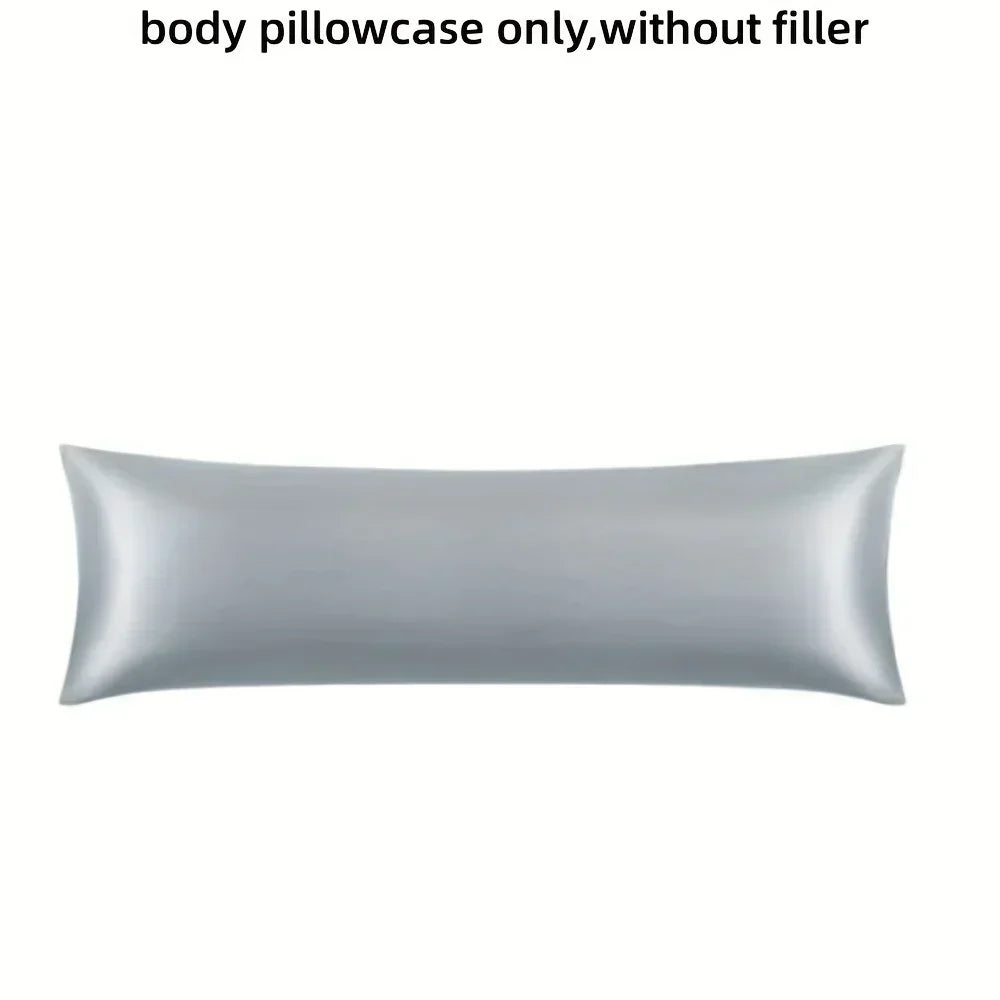 taie d'oreiller satinée polyester brillante moderne bleu clair gris noir rose pâle enveloppe machine